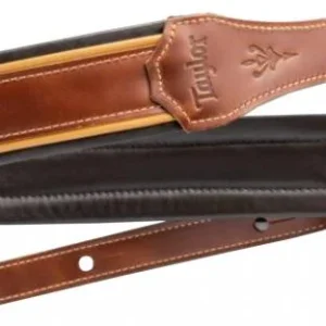 Meilleur Prix Taylor Century 2.5 in. Leather Guitar Strap 4107-25