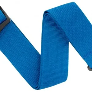 D‘addario Auto Lock Polypro Guitar Strap PWSAL402 - Blue Dernier Modèle