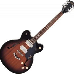 Prix Cassé Gretsch G2622-P90 Streamliner Center Block DC P90 V-Stoptail - havana burst