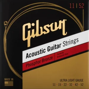 Promotion Gibson SAG-PB11 Acoustic Guitar 6-String Set Phosphor Bronze 11-52 - jeu de 6 cordes