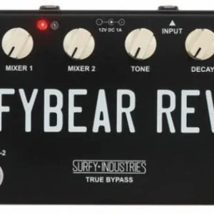 Surfy industries SurfyBear Compact Reverb - Black Solde