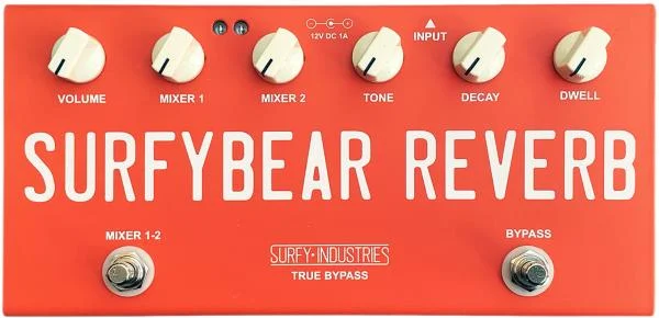 Acheter Direct Surfy industries SurfyBear Compact Reverb - Red
