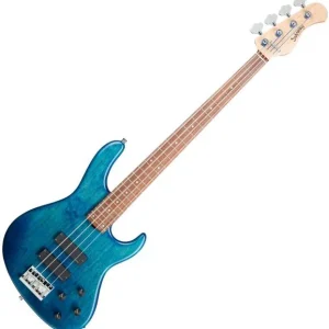 Sadowsky MetroLine 24-Fret Modern Bass, Alder, 4-String (Germany, MOR) - blue transparent satin Pas Cher
