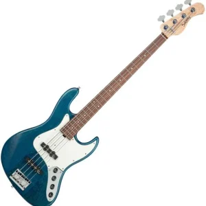 Top Vente Sadowsky MetroLine 21-Fret Vintage J/J Bass Alder 4-String (Germany, MOR) - blue transparent satin