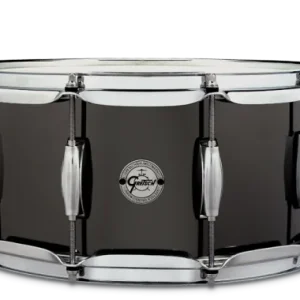Gretsch 14 X 6.5 BNS - black nickel over steel Pas Cher