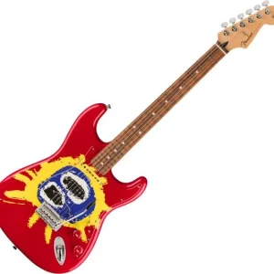 Fender 30th Anniversary Screamadelica Stratocaster Ltd (MEX, PF) - red blue yellow Populaire