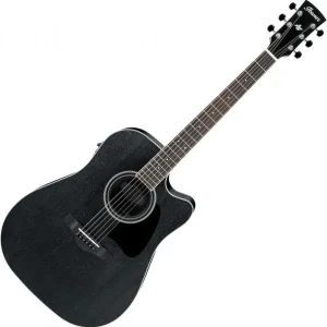 Satisfait Ou Remboursé Ibanez AW8412CE WK Artwood - weathered black open pore