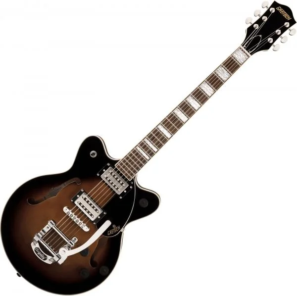 Top Vente Gretsch G2655T Streamliner Center Block Jr. Double-Cut With Bigsby - brownstone maple