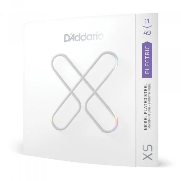 Expédié Aujourd'hui D‘addario Cordes XS Nickel avec revêtement pour guitare électrique, 11-49 Medium - jeu de 6 cordes