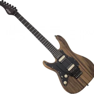 Schecter Sun Valley Super Shredder Exotic Black Limba LH - black limba Dernière Chance