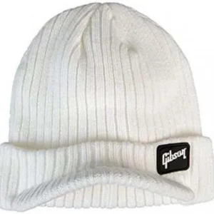 Promotion Saisonnière Gibson Radar Knit Beanie - White - taille unique