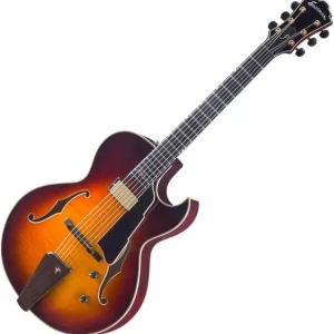 Eastman John Pisano 30th Anniversary AR480CE - truetone gloss sunburst Prix Choc