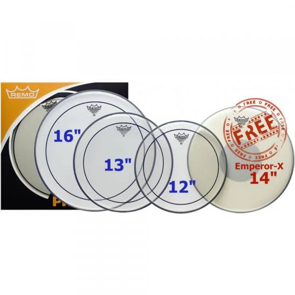 Remo PACK PINSTRIPE TRANSPARENTE 12 13 16 + EMPEROR X 14 SABLEE - pack peaux Livraison Express