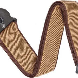 Prix Bas D‘addario 50PLB06 Lock Woven Polypropylene Guitar Strap - Tweed