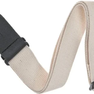 D‘addario 50CT01 Woven Cotton Guitar Strap - Natural Marque