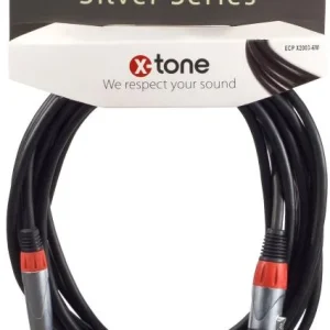 X-tone X2003-6M - Jack(M) 6,35 TRS / XLR(F) SILVER SERIES Meilleur Choix