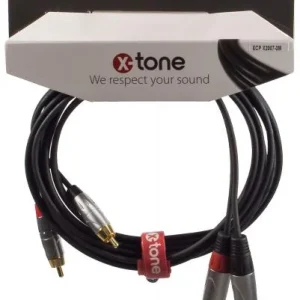 Must-Have X-tone X2007-3M - 2 Jack(M) 6,35 mono / 2 RCA(M)