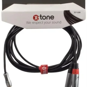X-tone X2005-1.5M - Jack(M) 3,5 Stereo / 2 Jack(M) 6,35 mono SILVER SERIES Prix Bas