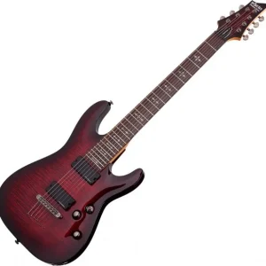 Schecter Demon-7 - crimson red burst Affaire À Saisir