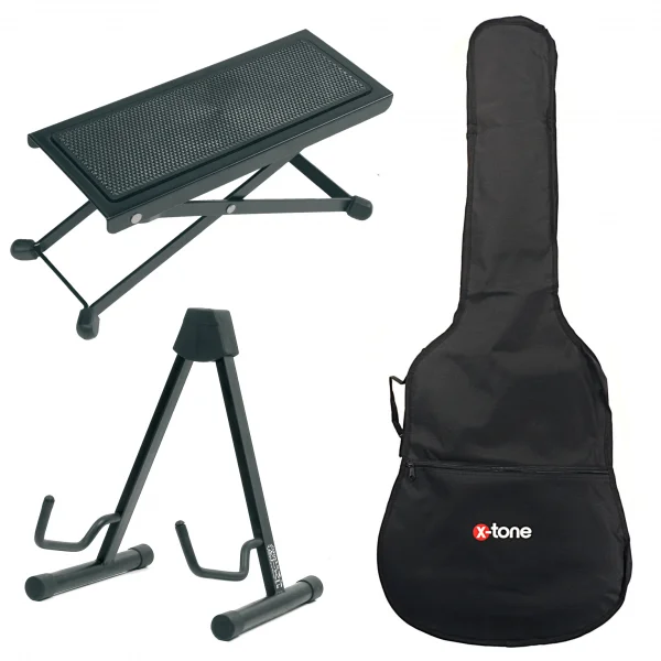 Bon Marché X-tone Starter Pack Accessoires Guitare Classique 4/4