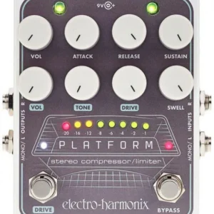 Electro harmonix Platform Stereo Compressor/Limiter + Overdrive Prix Réduit
