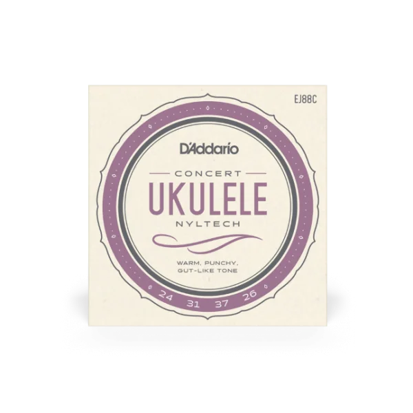 Achetez Aujourd'hui D‘addario EJ88C Nyltech Ukulele, Concert - jeu de 4 cordes