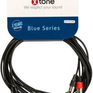 X-tone X1012-6M - 2 Jack(M) 6,35 mono / 2 RCA(M) Super Prix
