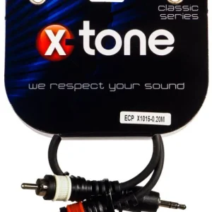 Must-Have X-tone X1015-0.20M - Jack(M) 3,5 Stereo / 2 RCA(M)