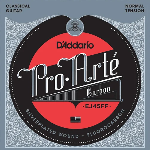 Prix Promo D‘addario EJ45FF Pro-Arté Carbon, Dynacore Basses, Normal Tension - jeu de 6 cordes