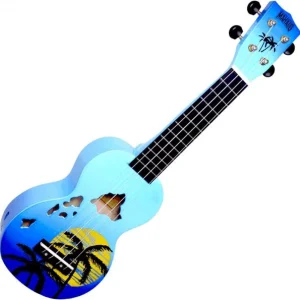 Top Vente Mahalo Designer MD1HABUB Soprano +Bag - hawaï blue burst