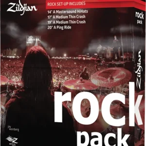 Zildjian A0801R Rock 14" + 17" + 19" + 20" Offre Spéciale