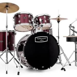 Mapex TND5044TCDR New Tornado V2 Fusion 20" - 5 fûts - red wine Top Vente