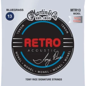 Martin MTR13 Acoustic Guitar 6-String Set Retro Monel Tony Rice Bluegrass 13-56 - jeu de 6 cordes Solde