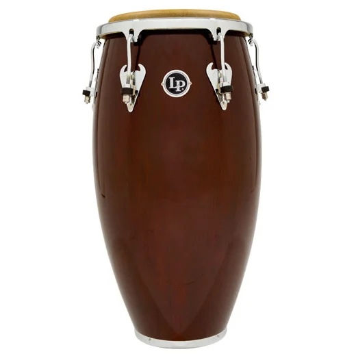 Pas Cher Lp Conga Matador 12 1/2 M754S-W - Dark Brown / Chrome