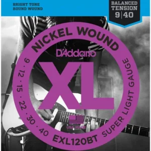 Retour Gratuit D‘addario EXL120BT Electric Balanced Tension Super Light 9-40