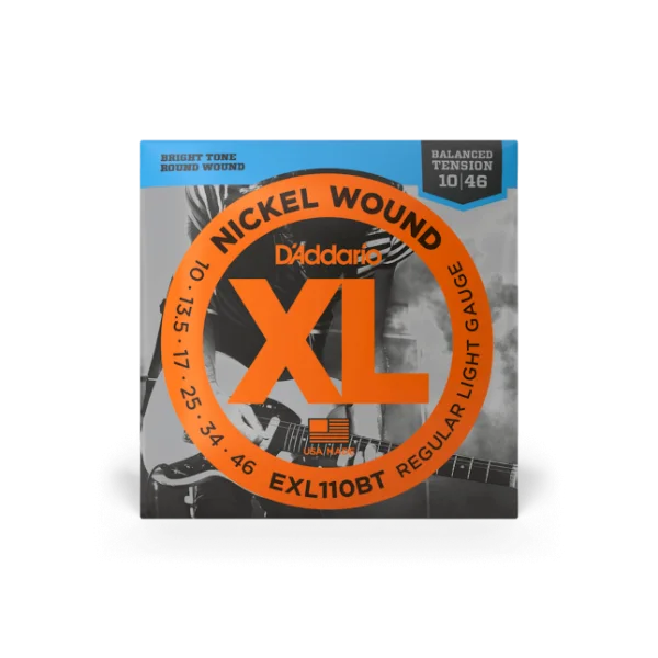D‘addario EXL110BT Nickel Wound, Balanced Tension Regular Light, 10-46 - jeu de 6 cordes Achat Immédiat