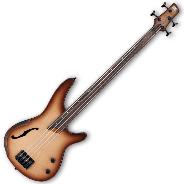 Acheter En Ligne Ibanez SRH500F NNF Fretless Workshop - natural browned burst flat