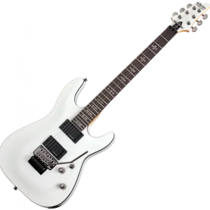 Schecter Demon-6 FR - vintage white Offre Limitée