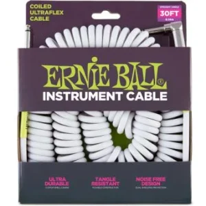 Ernie ball Ultraflex - 9m - White Satisfait Ou Remboursé