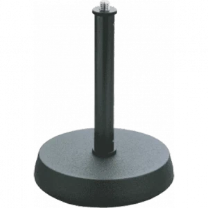 K&m 232 Mini pied de table pour Micro Noir Paiement Sécurisé