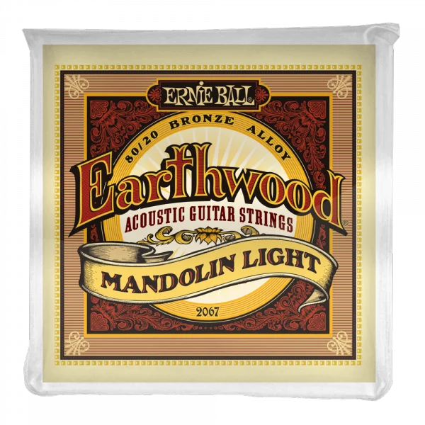 Ernie ball Mandoline (8) 2067 Earthwood Light 9-34 - jeu de 6 cordes Bon Marché