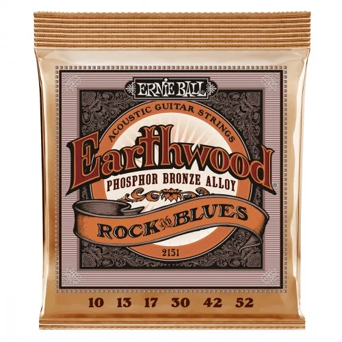 Ernie ball Folk (6) 2151 Earthwood Phosphore 10-52 - jeu de 6 cordes Prix Choc
