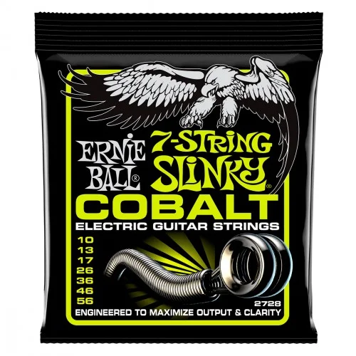 Ernie ball Electric (7) 2728 Cobalt Regular Slinky 10-56 - jeu de 7 cordes Promotion