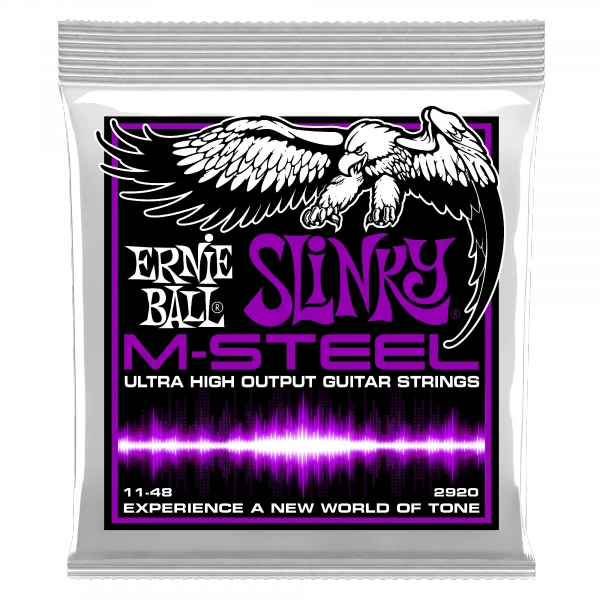 Commander Maintenant Ernie ball Electric (6) 2920 Slinky M-Steel 11-48 - jeu de 6 cordes