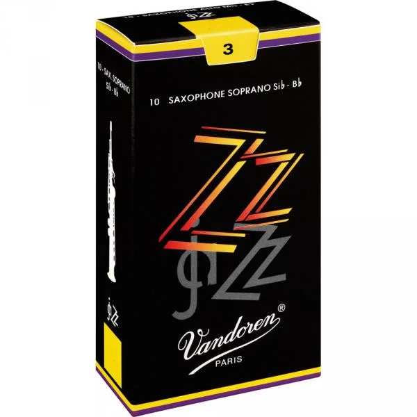 Vandoren ZZ Saxophone Soprano n°3 x10 Box Livraison Express