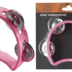 Stagg Mini Tambourine Pink Marque