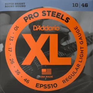 D‘addario EPS510 6-String Set ProSteels Round Wound Electric Guitar 10-46 - jeu de 6 cordes Expédié Aujourd'hui