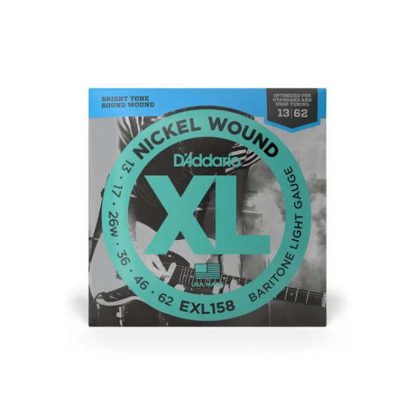 Retour Gratuit D‘addario EXL158 Nickel Wound, Baritone Light, 13-62 - jeu de 6 cordes