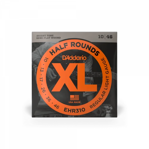 Usine Directe D‘addario EHR310 Electric Half Rounds Regular Light 10-46 - jeu de 6 cordes
