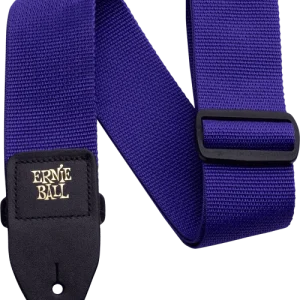 Ernie ball Polypro 2-inches Guitar Strap - Purple Certifié